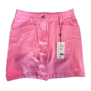 Daily Sports Womens Pink Sky Golf Shorts Size4 Button and zip front closure